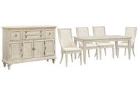 Newport - 6 Piece Extendable Rectangular Dining Table Set