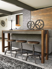 Torjin - Swivel Stool (Set of 2) - Dark Brown