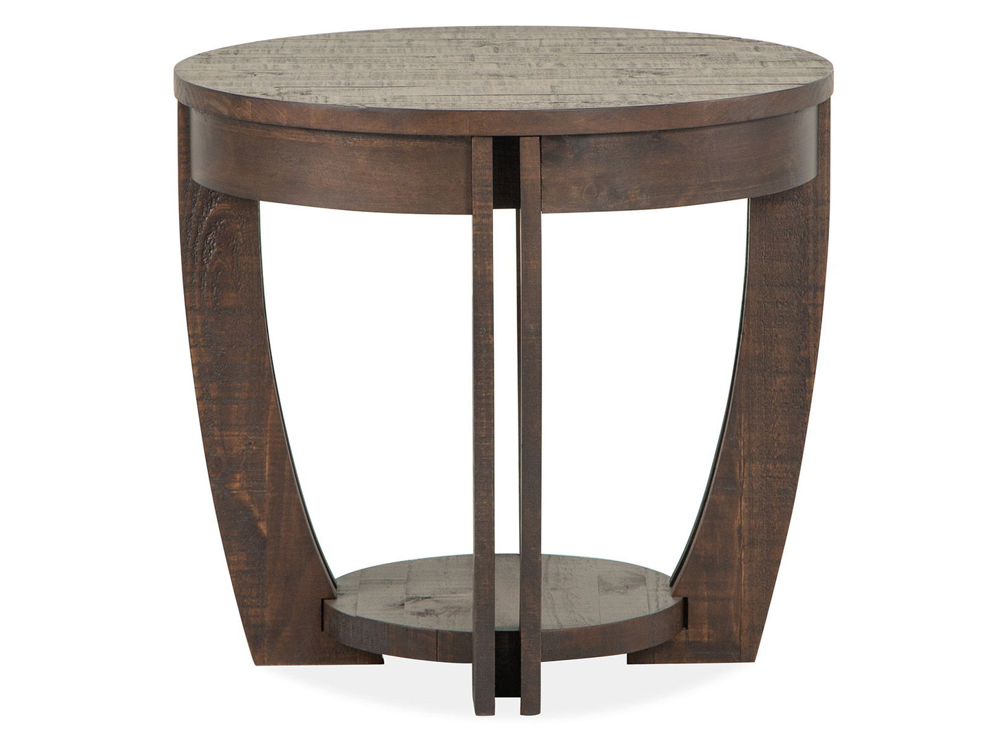 Lyndale - Round End Table - Nutmeg