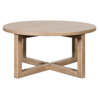 Proximity Place - Round Cocktail Table - Barley Buff