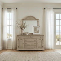 Summer House - Dresser & Mirror - Sand Dune