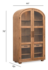 Woodward - Display Cabinet - Dark Clove