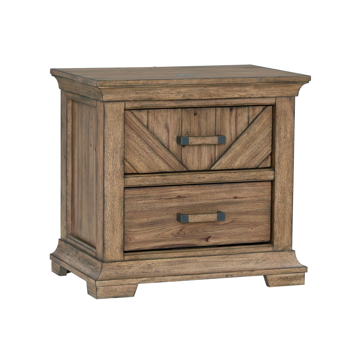 B00775 - Nightstand - Hickory Brown