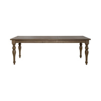 Americana Farmhouse - Wood Rectangular Leg Table - Dusty Taupe