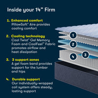 Five Star Mattress - Sleep to Go 14" Firm Mattress in a Box