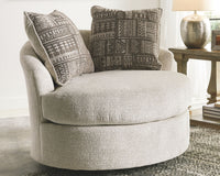 Soletren - Swivel Accent Chair - Stone