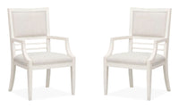 Echo Isles - Upholstered Arm Chair (Set of 2) - Sea Pearl And Driftwood