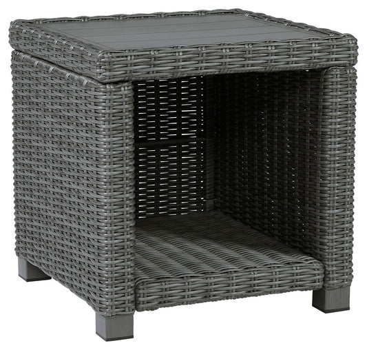 Elite Park - Gray - Square End Table