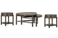 Hadleigh - Shaped Nesting Cocktail Table Set