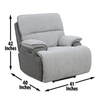 Cyprus - Recliner Chair - Gray