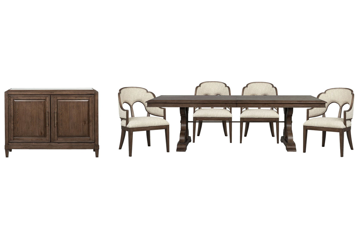 Jubilee - Extendable Trestle Dining Table Set
