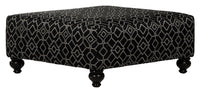 Cumberland - Cocktail Ottoman - Onyx