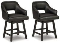 Tallenger - Upholstered Swivel Barstool (Set of 2)