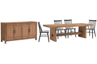 Lindon - Trestle Dining Table Set