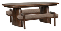 Belville - Extendable Trestle Dining Table Set