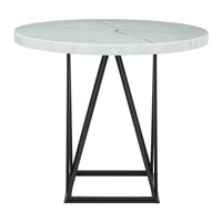 Riko - Round Counter Height Dining Table - White