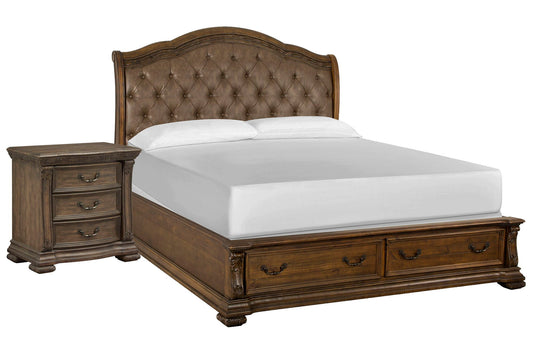 Durango - Upholstered Sleigh Storage Bedroom Set