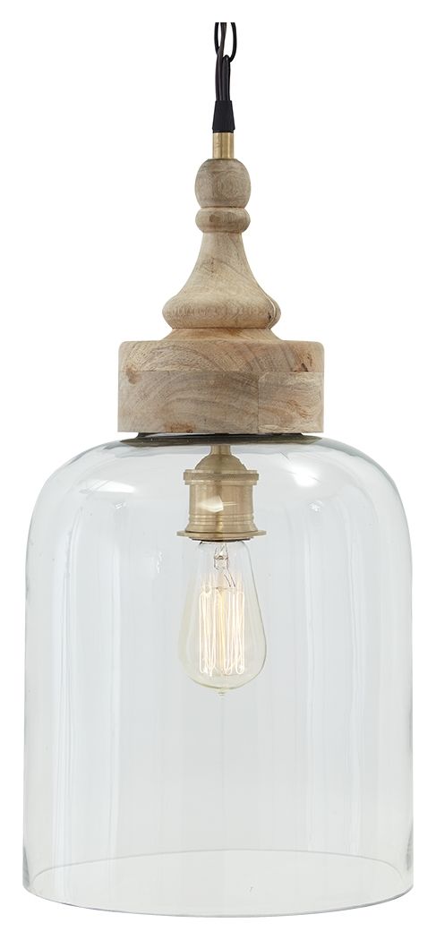 Faiz - Transparent - Glass Pendant Light