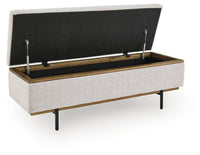 Dettaford Next-Gen Nuvella - Storage Bench - Stone