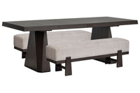 Tauren - Double Pedestal Dining Table Set