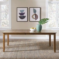 Santa Rosa - Rectangular Leg Table - Light Brown