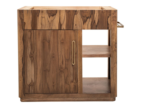 Balam - 1 Door Bathroom Vanity Base - Light Brown