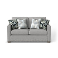 Milo - Fabric Loveseat With Nailhead Trim