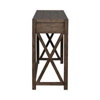 Lennox - Console Bar Table - Weathered Chestnut