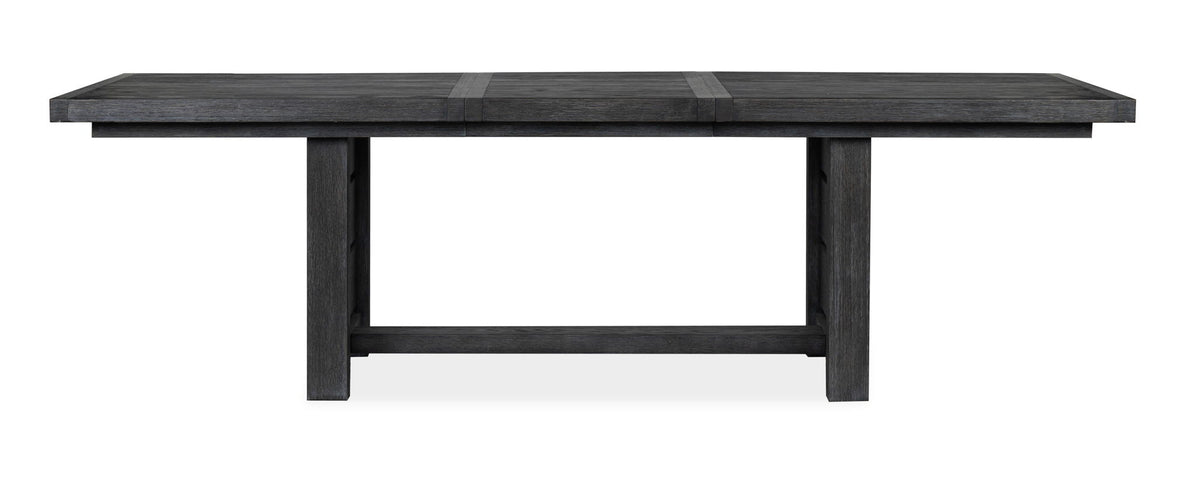 Plum Creek - 10 Piece Extendable Trestle Dining Table Set