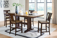 Rylandeen - Counter Height Extension Dining Table Set