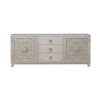 Sundance - 2 Door 3 Drawer Accent Cabinet - Antique Linen