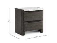 Keaton - Drawer Nightstand - Black
