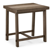 Kasem - Rectangular End Table - Beaver