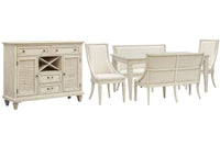Newport - 6 Piece Extendable Rectangular Dining Table Set