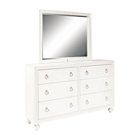 Bella White - Kids 6-Drawer Dresser - White