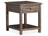 Smithton - Rectangular End Table - Homestead Brown