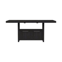 Transcend - Counter Table With Leaf - Charcoal