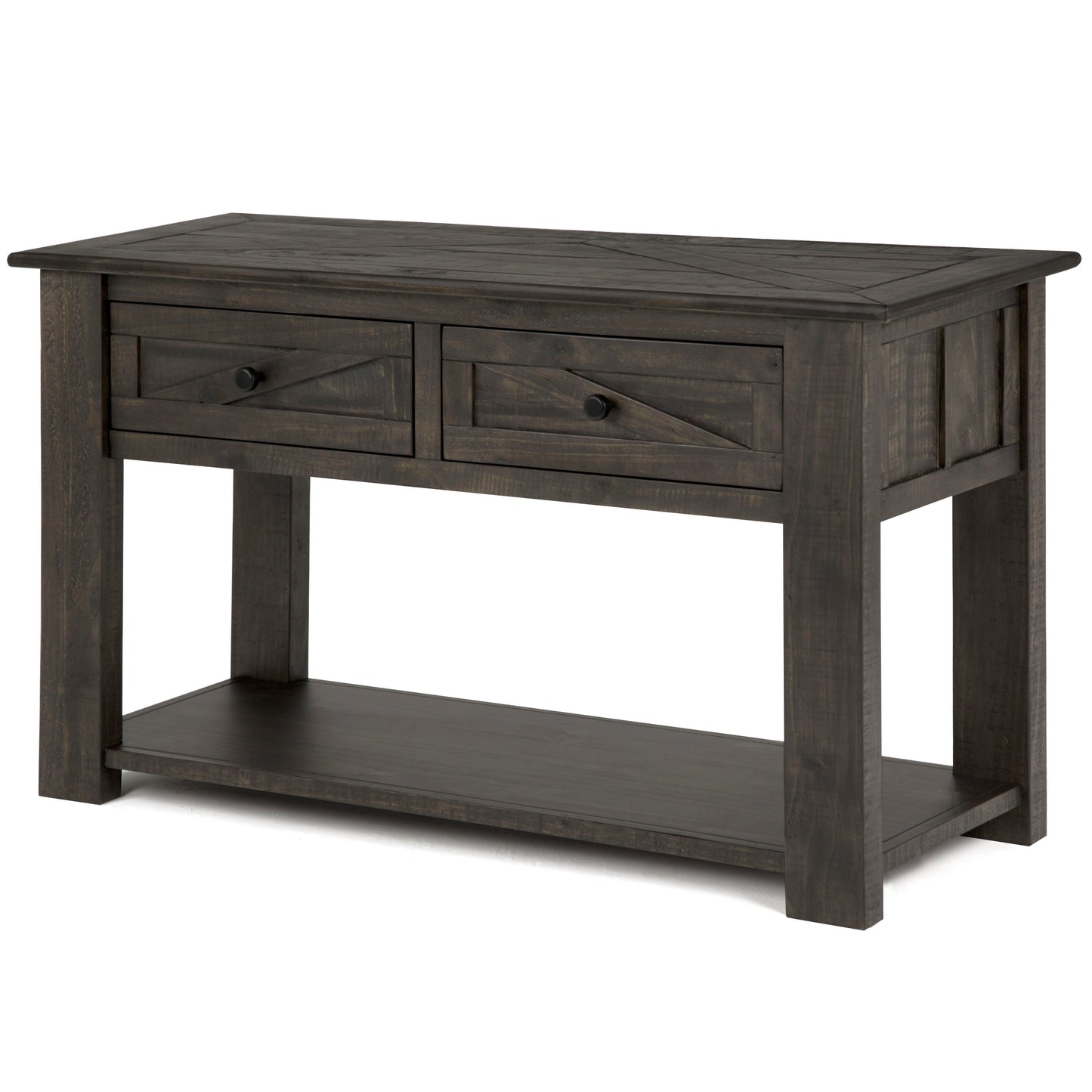 Garrett - Rectangular Sofa Table - Weathered Charcoal