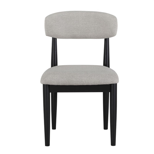 Magnolia - Upholstered Side Chair (Set of 2) - Black / Gray