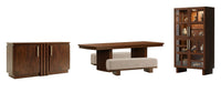 Reena - Extendable Trestle Dining Table Set