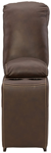 Dunleith - 9-Piece Power Reclining Sectional - Chocolate