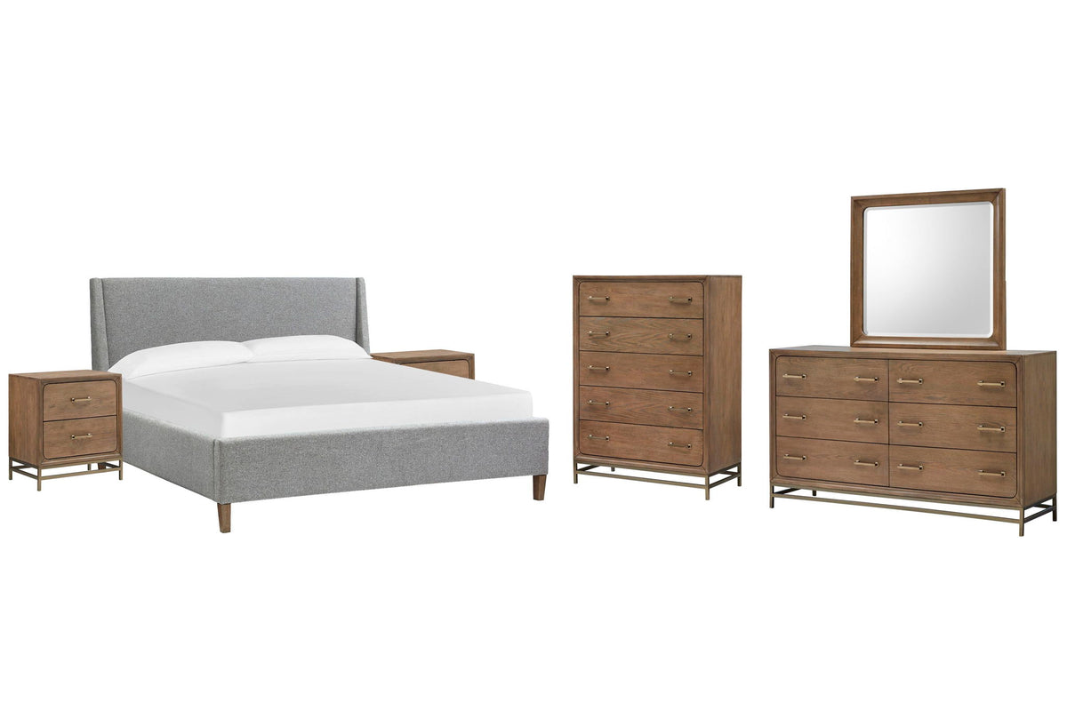 Lindon - Upholstered Island Bed Set