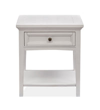 Heron Cove - Rectangular End Table - Chalk White