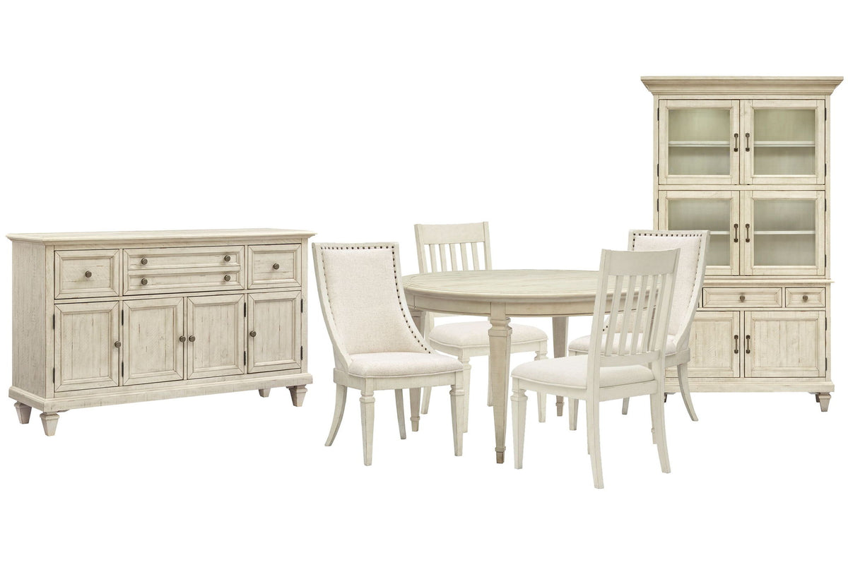 Newport - Extendable Round Dining Table Set