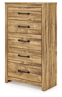 Maystonna - Five Drawer Chest - Brown