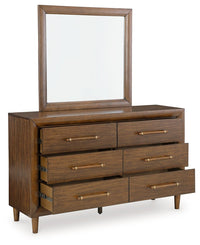 Lyncott - Brown - Dresser And Mirror