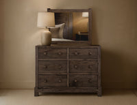 Dark Atenas - 6-Drawer Dresser - Brown