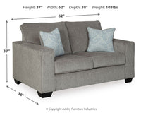 Altari - Stationary Loveseat