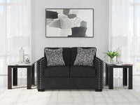 Jasmine Peaks - Coal - Loveseat
