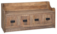 GarretTVille - Brown - Storage Bench